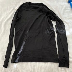 Lululemon Swiftly, black, size 8